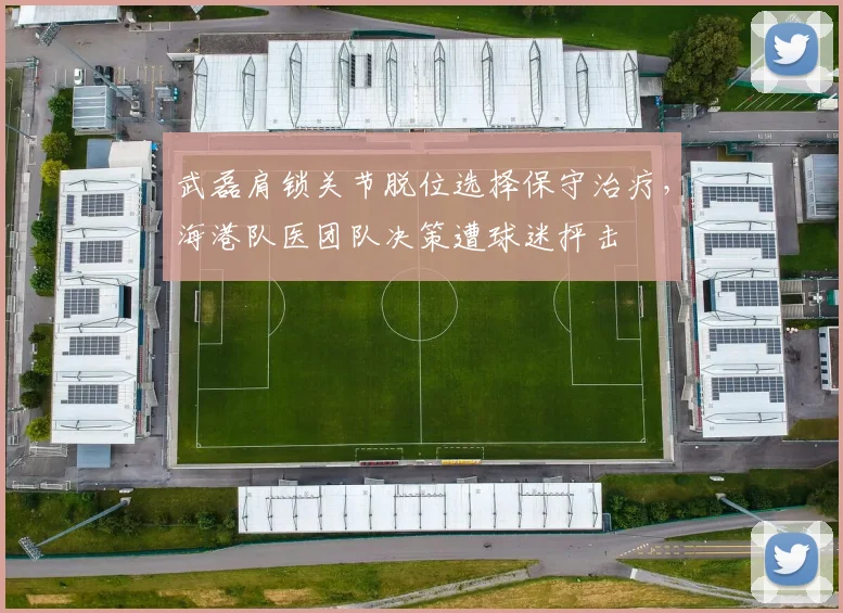 武磊肩锁关节脱位选择保守治疗，海港队医团队决策遭球迷抨击